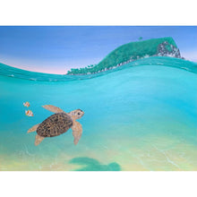 Load image into Gallery viewer, Painting & Mosaic - Loggerhead Turtle at Mudjimba Island
