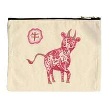 Load image into Gallery viewer, Canvas Pouch - Chinese Zodiac - Animals