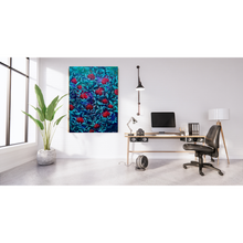 Load image into Gallery viewer, Waratahs painting, displayed in an office setting
