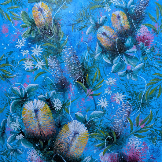 Australian Banksia painting